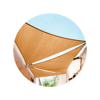 Outdoor Triangle Sun Shade Sail for Patio and Camping