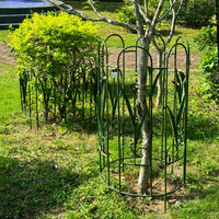 Outdoor Wrought Iron Round Trellis for Climbing Plants Garden Arch