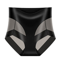 Women's Sexy Mesh High-Waist Briefs Tummy Control Breathable Body Shaper Underwear