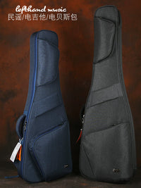 Extra Thick Padded Acoustic Electric Guitar Bass Gig Bag 36/40/41-inch Waterproof Shockproof Double Shoulder