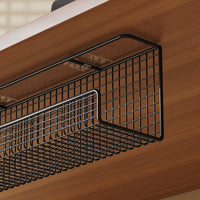 Under Desk Cable Management Tray No-Drill Power Cord Organizer for Desk Wires and Sockets