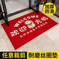 Coil Mat Entrance Doormat Non-Slip Outdoor Floor Mat for Commercial and Home Use, Customizable