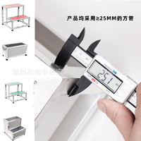 Stainless Steel Step Stool for Home, Hospital, or Industrial Use - Single, Double, or Triple Layer