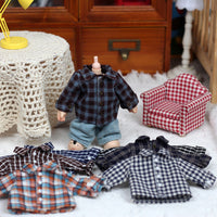 Doll Clothes Casual Shirt for 20cm BJD Dolls and Zsiga Action Figures