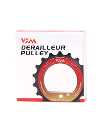 Vxm 18T Ceramic Bearing Bicycle Hollow Eccentric Large Guide Wheel for 9/10/11 Speed Rear Derailleur