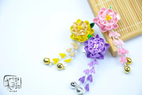 BJD/DD Doll Japanese Style Hair Clip Headpiece for 1/4, 1/3, Baby, and Uncle Sizes