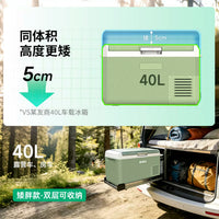 Indel Portable Car Refrigerator and Cooler for Car, Home, Truck, RV, and Outdoor Use