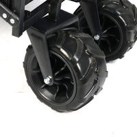 7-inch Off-Road Wheel Outdoor Camping Cart with All-Terrain Wheels and Canopy