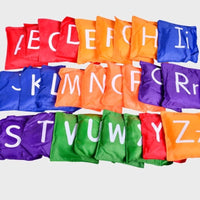 Kids' Sensory Training Beanbags for Throwing Games - Numbers, Shapes, and Letters