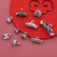 Antique Silver Alloy Connector Beads for DIY Jewelry Making, Bracelets, Necklaces, and Pendants