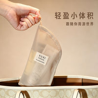 Portable Travel Toiletry Bag with Compartments, Waterproof Cosmetic Organizer for Business Trips and Hotel Stays