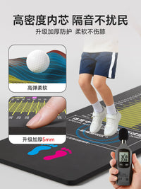 Standing Long Jump Test Mat for Students, Thickened Non-Slip Sports Training Equipment
