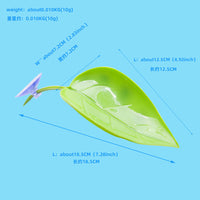 Reptile Habitat Decor Plastic Leaves for Terrariums and Pet Enclosures