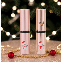 Retractable Christmas Makeup Brush Portable Blush Brush Soft Bristle Gift Set