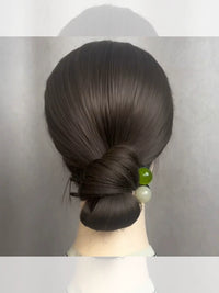 New Chinese Style Pearl Three-Tooth Hairpin Set for Buns and Updos