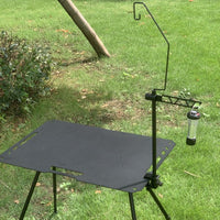 New Outdoor Camping Lamp Stand Desktop Storage Rack Portable Aluminum Alloy Light Pole Bracket Camping Accessories