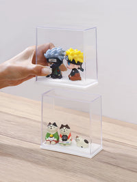 Japanese Imported Dustproof Display Storage Box for Badges, Cards, and Figurines