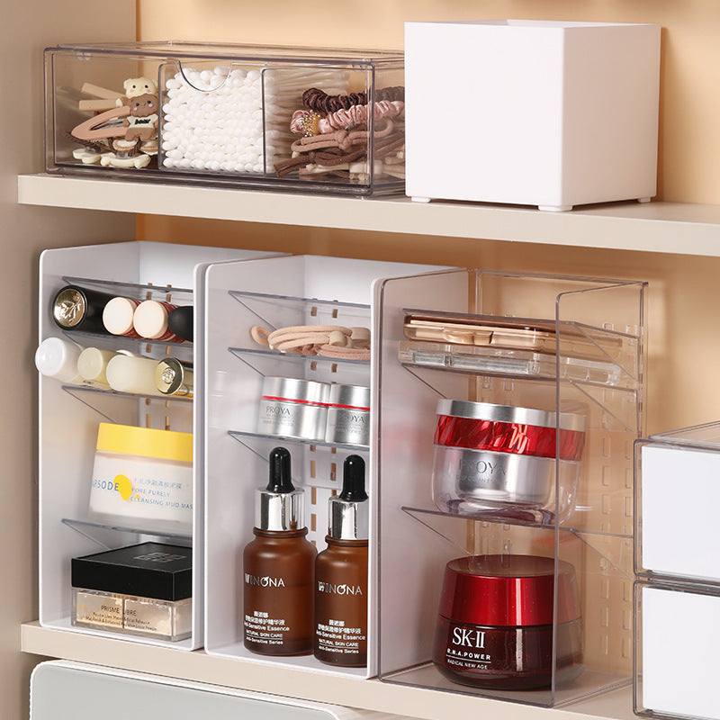 Acrylic Bathroom Mirror Cabinet Organizer for Cosmetics and Lipstick