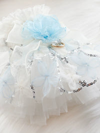 Pet Dog Wedding Dress Lace Tutu Skirt for Small Dogs
