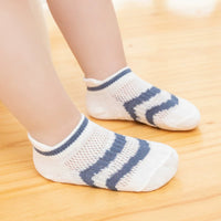 Kids' Summer Ice Silk Breathable Non-Slip Trampoline Floor Socks for Babies and Toddlers