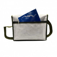 Multi-functional Canvas Tool Bag for Electricians and Gardeners, Wear-Resistant Crossbody Shoulder Bag