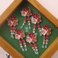 Doll Kimono Hairpin Tsumami Kanzashi Hair Accessory for BJD OB11 GSC OB27 Dolls