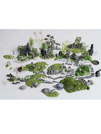 Japanese Zen Garden Micro-Landscape SU Model for Courtyard Design