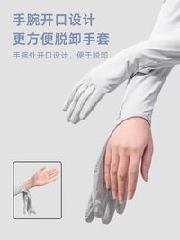 Women's UV Protection Driving Arm Sleeves with Detachable Fingerless Gloves - UPF 50+ Sun Protection