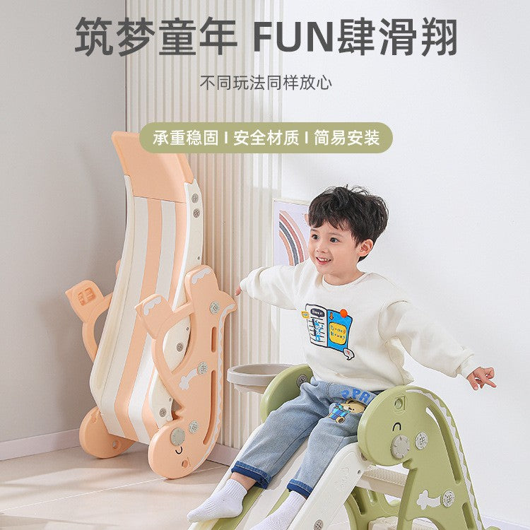 Foldable Kids Indoor/Outdoor Slide Playset for Home & Kindergarten