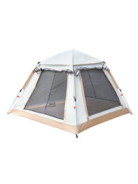 Automatic Pop-Up Camping Tent with 2 Doors & 2 Windows for Family Picnics & Outdoor Activities
