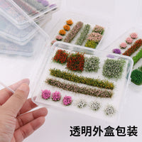 Miniature Static Grass Tufts for Dioramas and Model Scenery, Mixed Styles