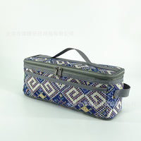 Portable Ethnic Style Cutlery Storage Bag for Outdoor Camping Picnic