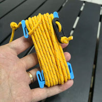 3D Printed Wind Rope Winder for Outdoor Camping Tent Tarp Guy Line Organizer