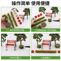 Miniature Static Grass Tufts for Dioramas and Model Scenery, Mixed Styles