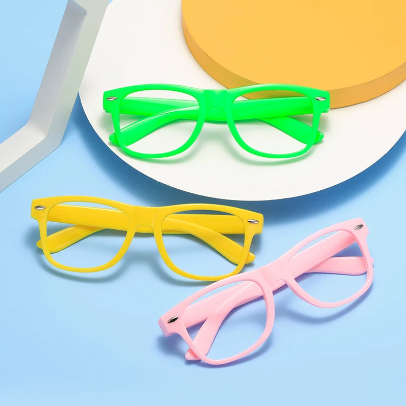 Kids' Fashion Decorative Glasses Frames for Baby Boys and Girls - Non-Prescription, Cute Princess Style