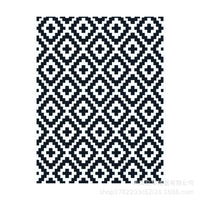 Plaid Crystal Velvet Outdoor Camping Blanket Picnic Mat Tent Decor Ground Pad
