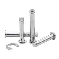 304 Stainless Steel Slotted Flat Head Clevis Pin with Hole for Positioning and Retaining Ring