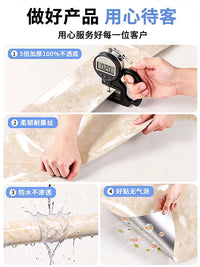 Marble Pattern Pipe Cover Sticker for Kitchen and Bathroom