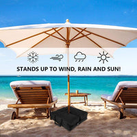 Outdoor Patio Umbrella Square Detachable Base Windproof Sandbag for Garden Beach