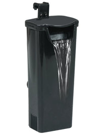 Low Water Level Turtle Tank Filter with Waterfall Circulation and Drip Box for Small Aquariums
