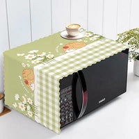 Microwave Oven Dust Cover with Nordic Style Print, Oil-Proof and Waterproof Appliance Cover