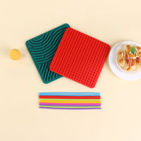 Kids Silicone Sensory Activity Board Fidget Toy for Focus Training
