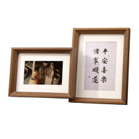 Wooden Photo Frame for Calligraphy and Paintings, Desktop Display, DIY Art, 6-10 inch and A3 Sizes
