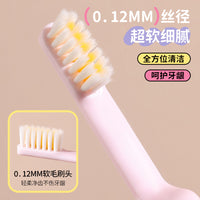 Foldable Soft-Bristle Travel Toothbrush Set for Oral Cleaning
