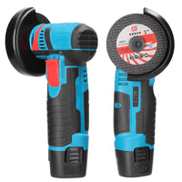 12V Cordless Mini Angle Grinder with Lithium Battery for Polishing and Cutting