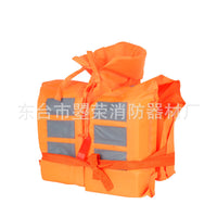 Adult Portable Fishing Life Vest Buoyancy Aid with Oxford Fabric and Foam for Water Sports