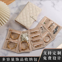 Portable Anti-Oxidation Jewelry Storage Book for Earrings, Bracelets, and Rings