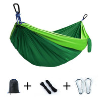 Portable Nylon Hammock with Tree Straps for Outdoor Camping and Backpacking