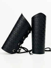 Embroidered Hanfu Wrist Guards for Couples, Martial Arts Style Arm Bracers