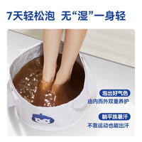 Portable Foldable Foot Spa Bucket with Insulation, Large Capacity Foot Bath for Travel